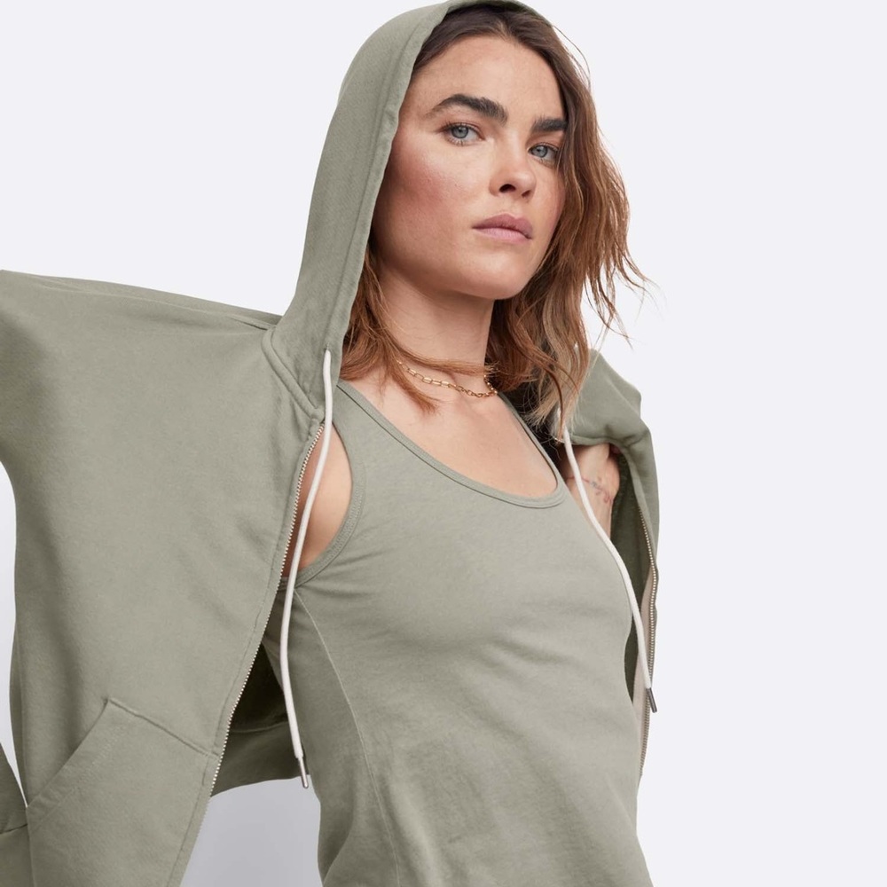 Mate the Label Organic Terry Zip Up Hoodie